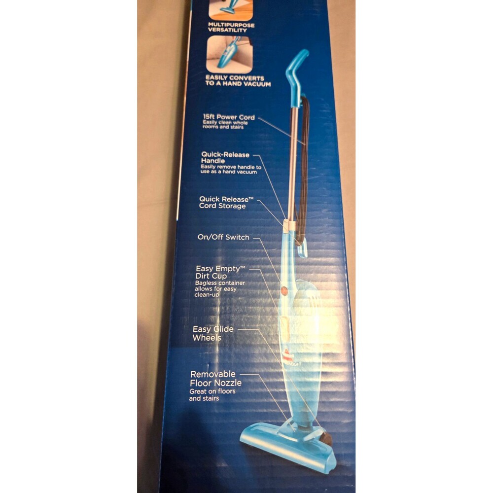 BISSELL Featherweight 2033 Stick Vacuum Corded Bagless Convertible Blue